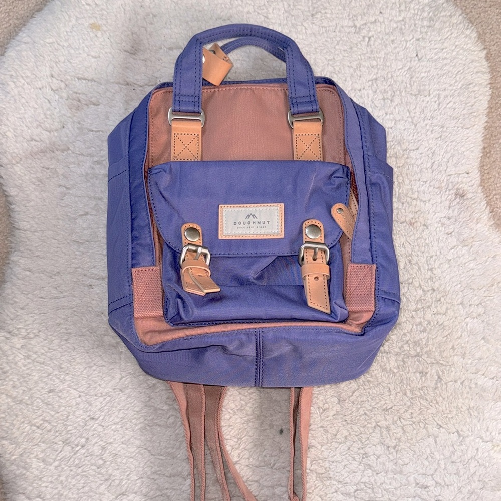 BNWT UO Rose and Taro Purple Doughnut Mini Backpack